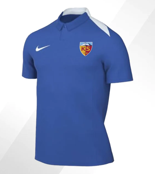 Nike Blaues T-Shirt mit Polokragen